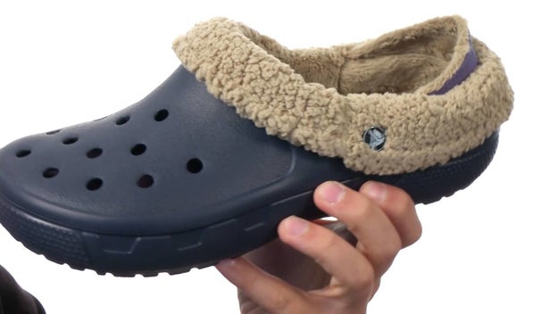 Let's never forget those cold weather Crocs.