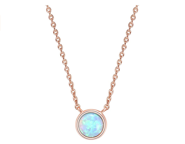 An elegant necklace to match that pretty ring above.