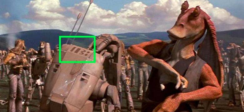 よく見ないと気がつかない スター ウォーズ にしっかり映ってる遊び心
