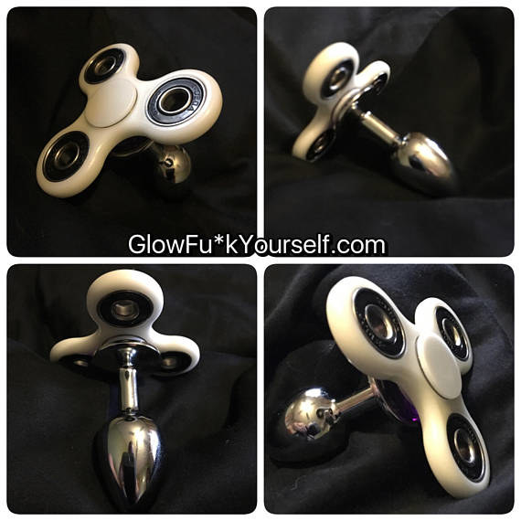 This fidget spinner butt plug.