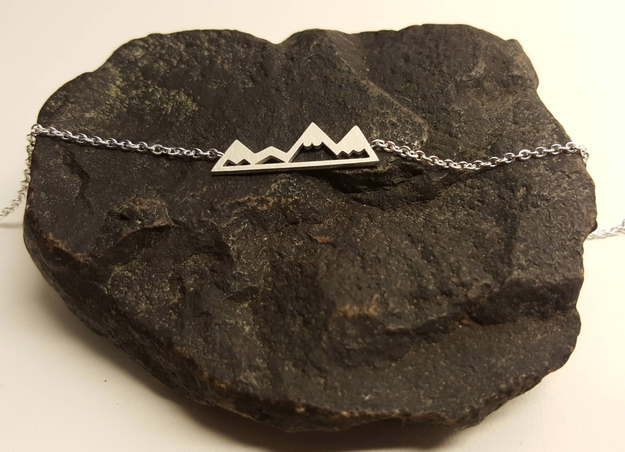 An adjustable mountain bracelet perfect for that one outdoorsy person in your life.