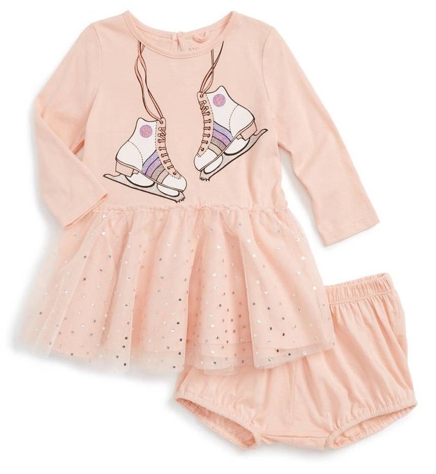 An adorable shimmering Stella McCartney dress for the future Olympic ice skater/fashion icon in your life.