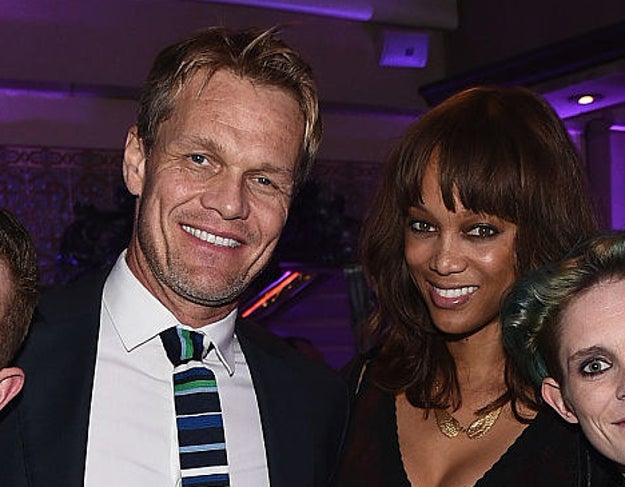 Erik Asla and Tyra Banks