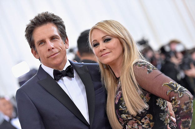 Ben Stiller and Christine Taylor