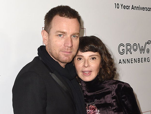 Ewan McGregor and Eve Mavrakis