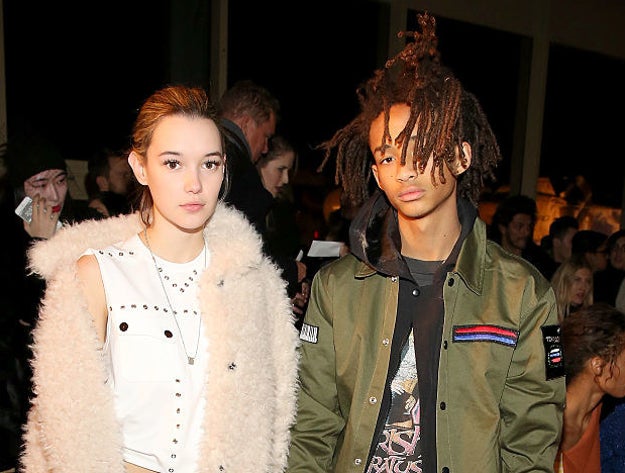 Jaden Smith and Sarah Snyder