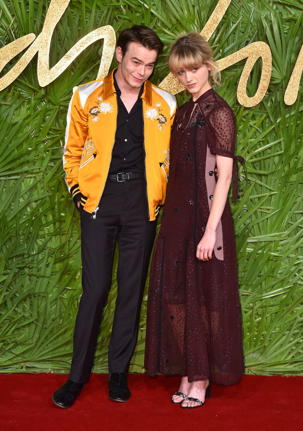 Stranger Things' Charlie Heaton And Natalia Dyer Have Made Their Red ...