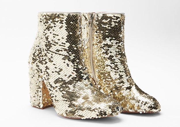 A pair of glam sequin boots to earn you the nick name "twinkle toes"!
