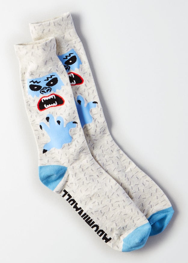 Crew socks known for attacking the feet of their owners. What an abominable thing to do, right?