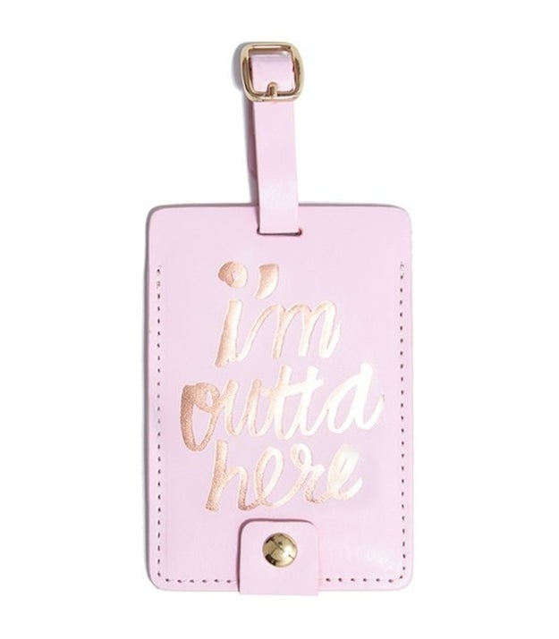 A luggage tag, because they're always on a drool-worthy vacation but can't ever find their bags at baggage claim.