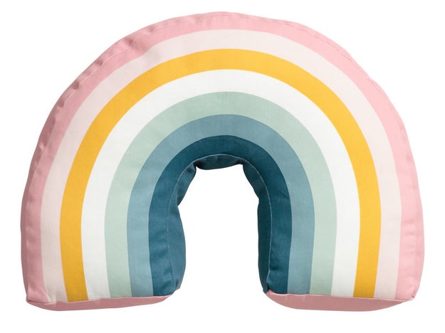 A pillow from somewhere over the rainbow.