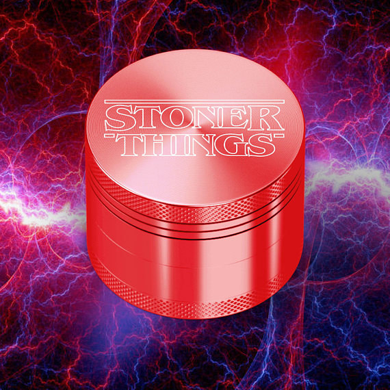 A grinder for the pothead in your life who also loves Stranger Things.