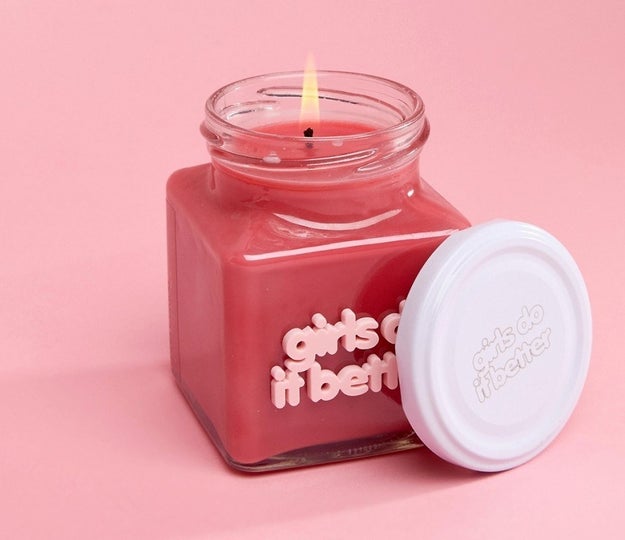 A sweet smelling candle, because she love candles so much that you're worried she might hold seances after work hours. Who is she channelling? The one and only Audrey Lorde. Girls really do it better.