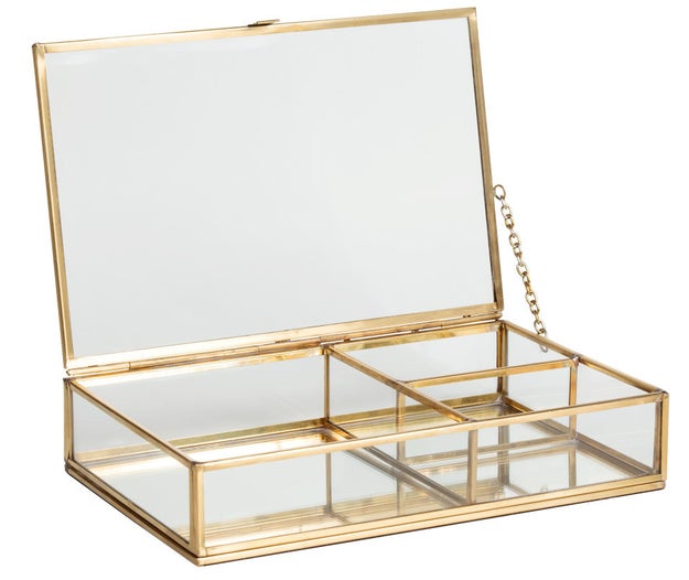A gilded jewelry box to house their treasures.