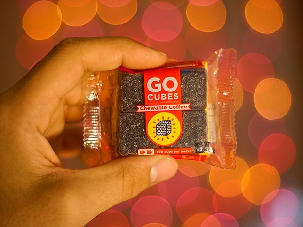 A pack of energy chews that taste like the good stuff, and claim to provide the same energy as morning java.