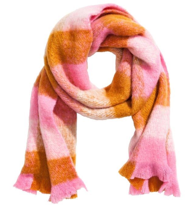 A funky scarf to brighten up the dreariest of days.