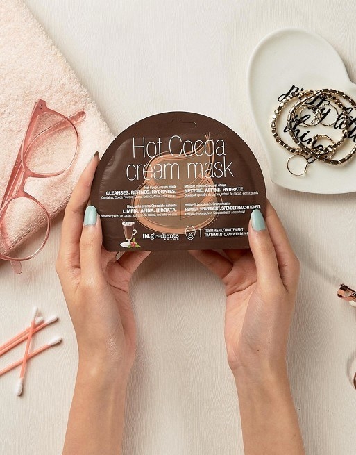 A hot cocoa cream mask that'll match their nightly winter bev.