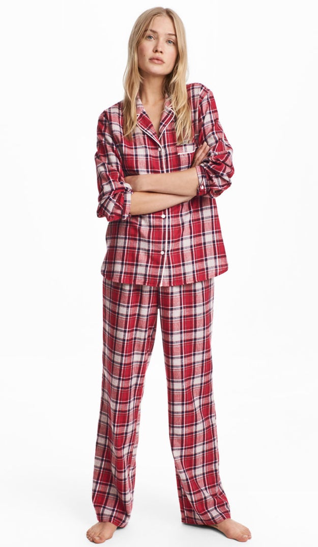 Tartan-talizingly cozy pajamas made for curling up by the fire.