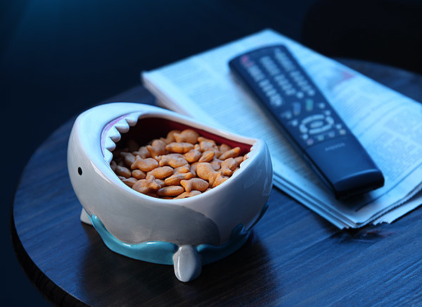 A cute shark bowl that won't leave a bite out of your wallet.