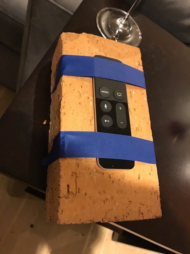 A big ol' brick: