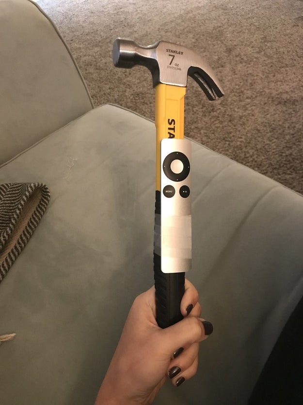 A lit'ral hammer: