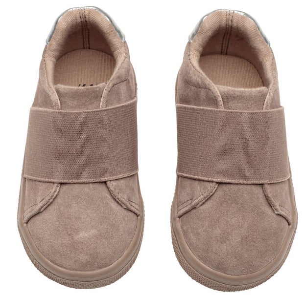 Suede kicks for a baby who is hipper than you will ever be.