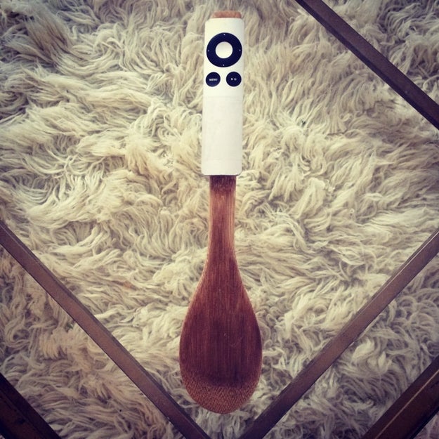 Another, slightly nicer (no offense) wooden spoon: