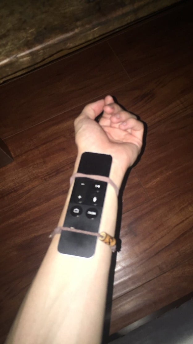 And, if all else fails, your arm: