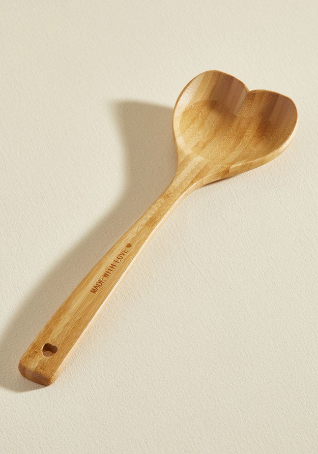 A wooden spoon that'll make them think fondly of you next time they're whipping up something yummy.