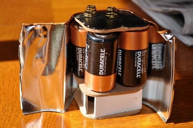 Fun fact: Some big batteries are made from a bunch of little batteries.