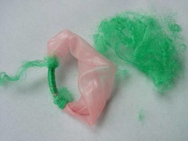 True story: A manufacturer in China was caught using condoms inside their hair bands. (Don't worry, though вЂ” that's not a typical thing.)