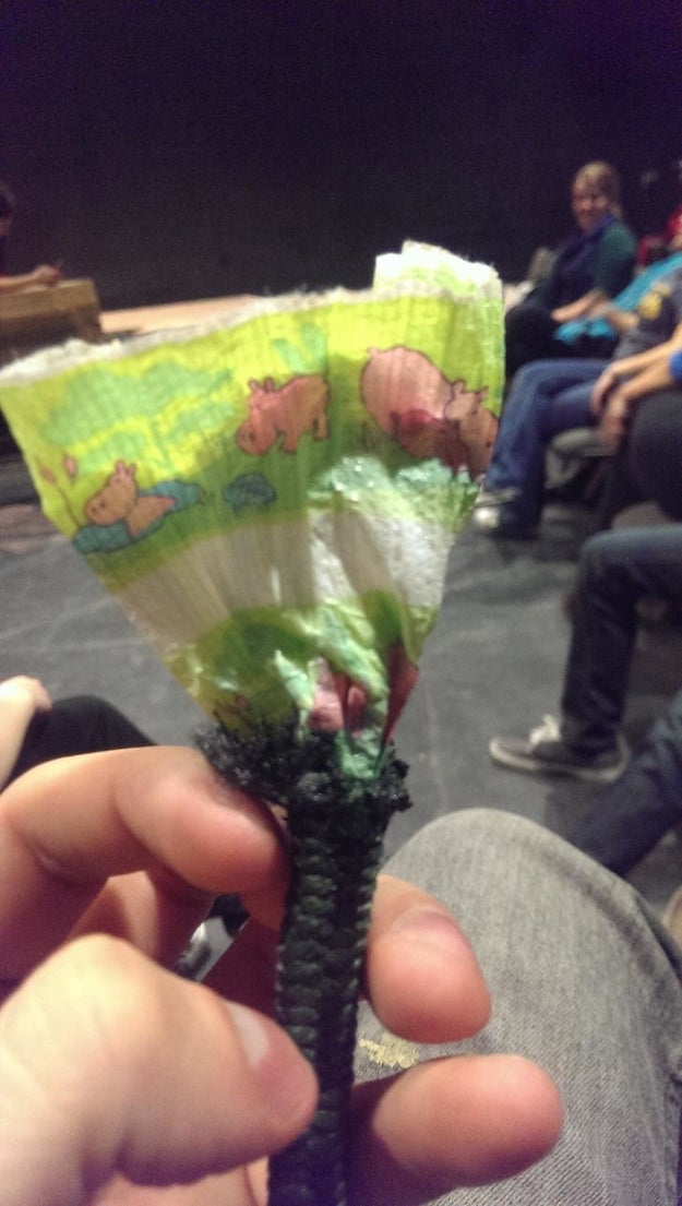 Ever wondered what's inside a rope? In many cases, it's a bunch of recycled baby diapers.