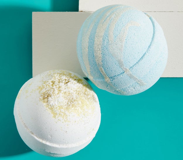 A bath bomb set for the gem in your life who could desperately use a night with a glass of wine and a hot bath.