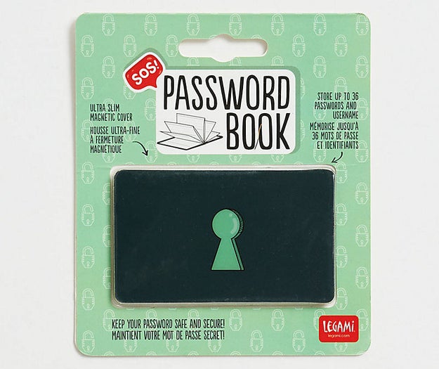 A password book perfect for the loved one who has a tendency to be a bit forgetful.