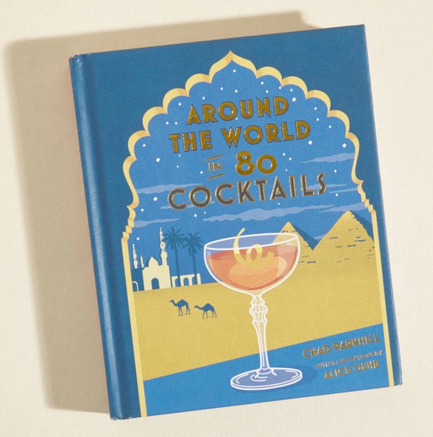 A book filled with cocktail recipes from around the world so the person who loves traveling will at least be able to enjoy the ~cultural~ aspect.