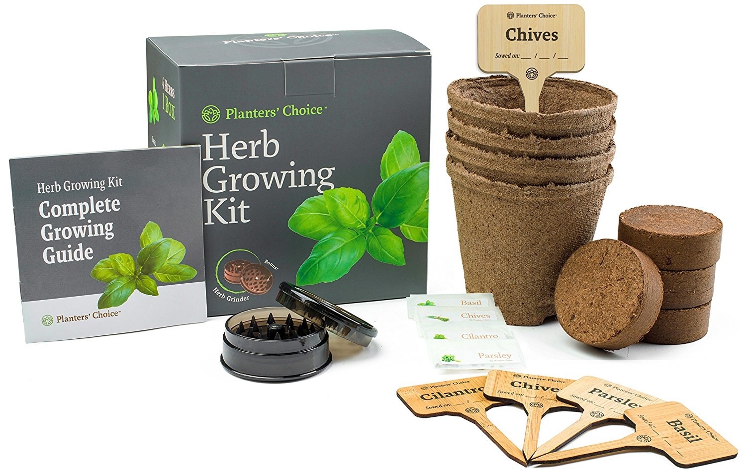 Best growing plant. Органик Чойс. Пряные травы в горшочках. Plant growing Kit. Набор для выращивания травы.