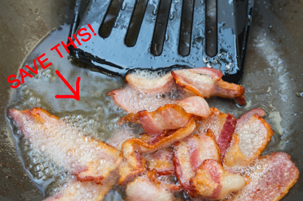 Or keeping your bacon fat and using it to add instant flavor to just about anything...