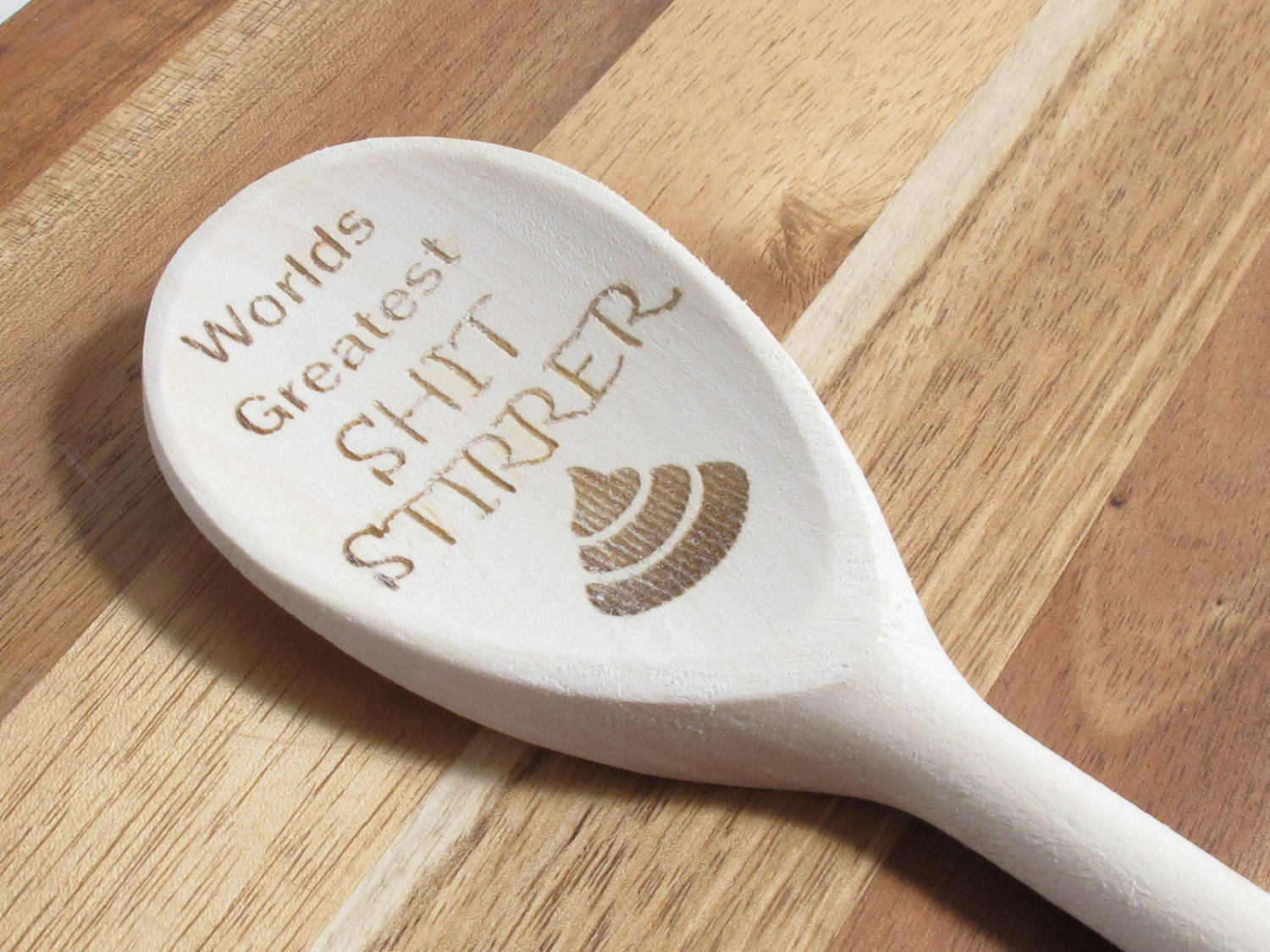 4.A. wooden spoon. 