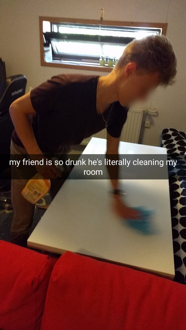 This lad who gets unpredictable after a few drinks.