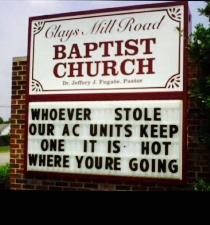 17 Church Signs That Are So Funny You'll Actually Want To Get Up Early