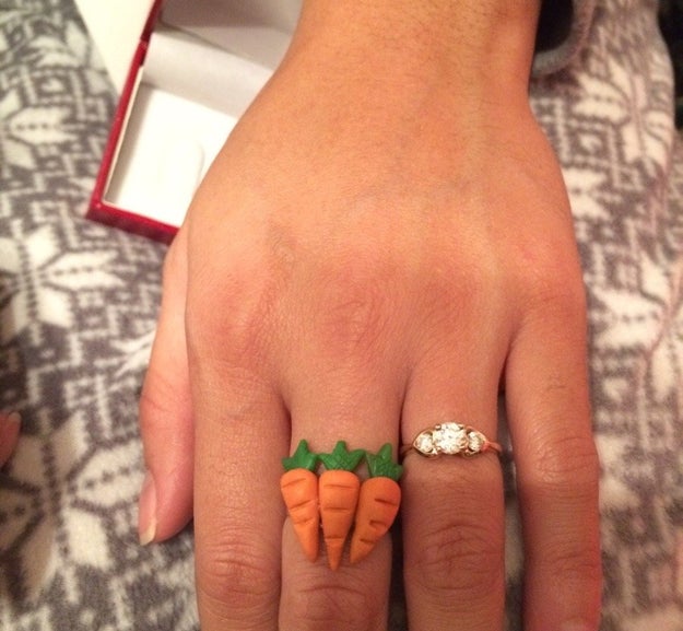 This boyfriend who got his partner the 3-carat ring she asked for.