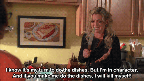 REMEMBER: If anything is delicate or made of plastic (aka will melt) keep it on the top rack, where the heat isn't as intense. And if you're going to put said thing in your body (read: butt plug) maybe don't use any detergent. Check out all the things you can toss in the dishwasher here!