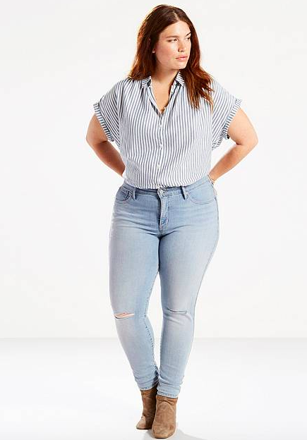 Levi S Plus Size Jeans Size Chart