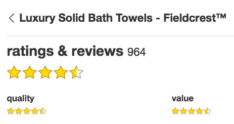 Fieldcrest Bath Towels as Low as $9.74 at Target.com (Awesome Reviews)