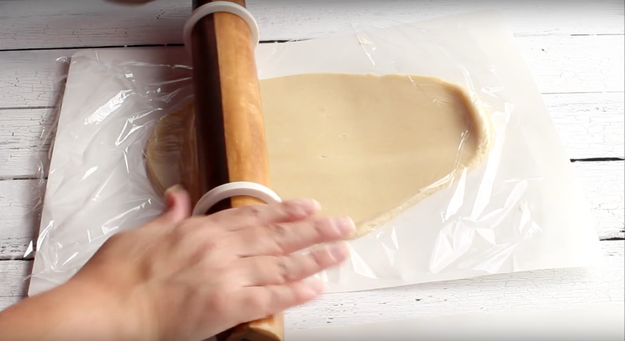 Roll cookie dough between two sheets of plastic wrap before you chill it for easy cleanup.