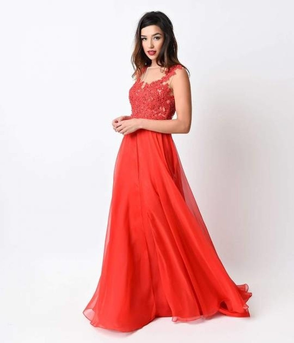 open lace back dress 30 Cheap Prom Dresses Under $50 From Amazon