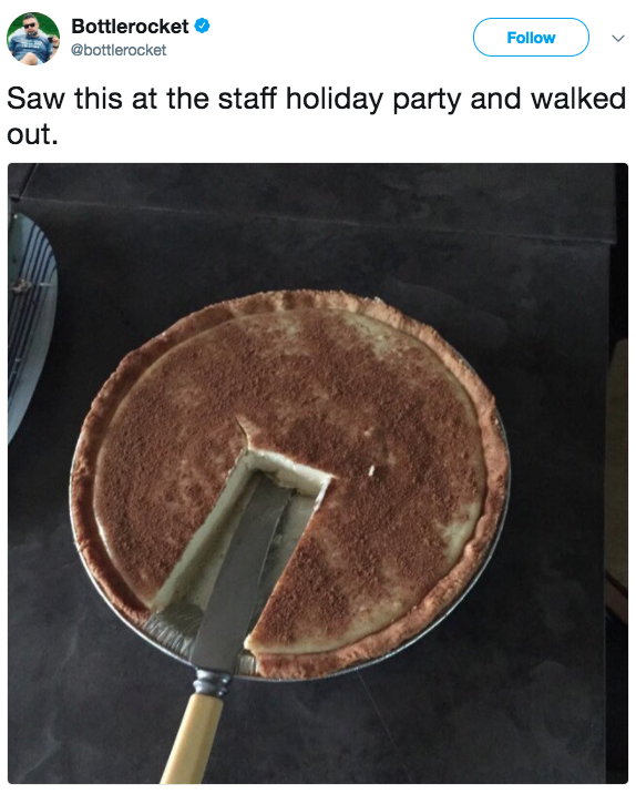 Whoever desecrated this pie needs to be reprimanded immediately.