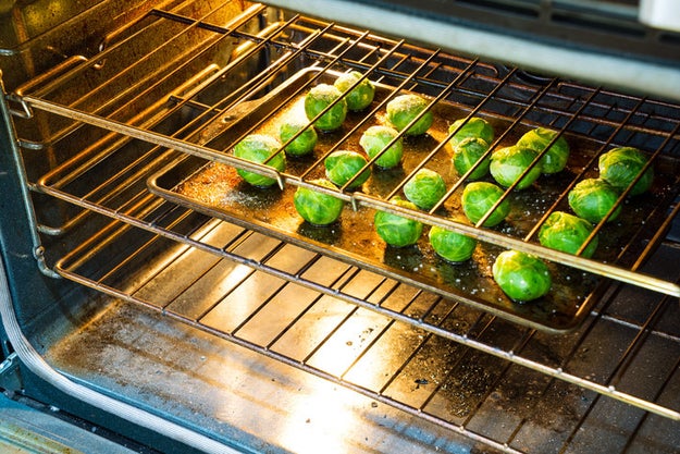 Pat dry veggies before roasting them.