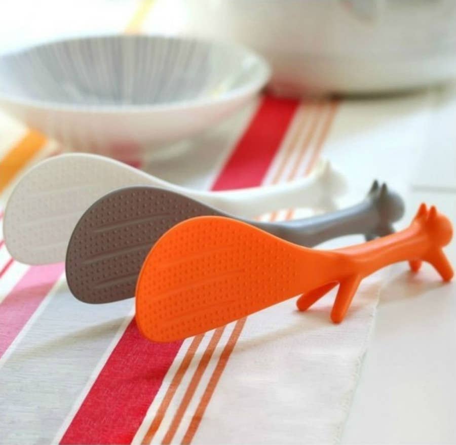 Rice Spoon Stand, Cute Kitchen Gadgets, Kitchen Rice Spoon