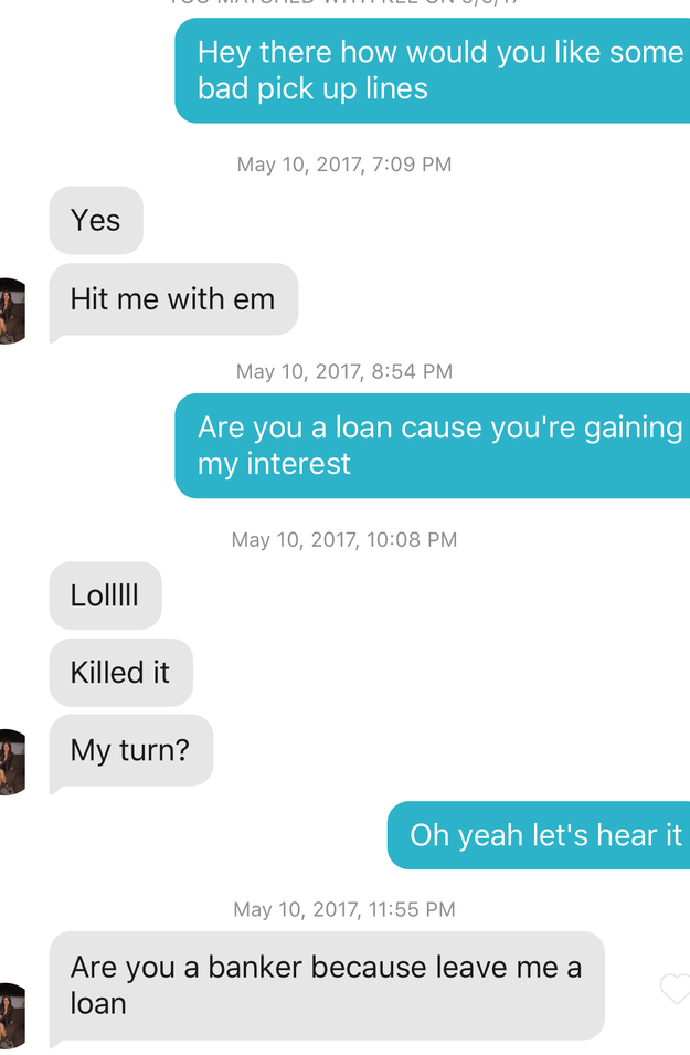 Reddit Collects Tinder Pick-up Lines to Use If You're Feeling Weird